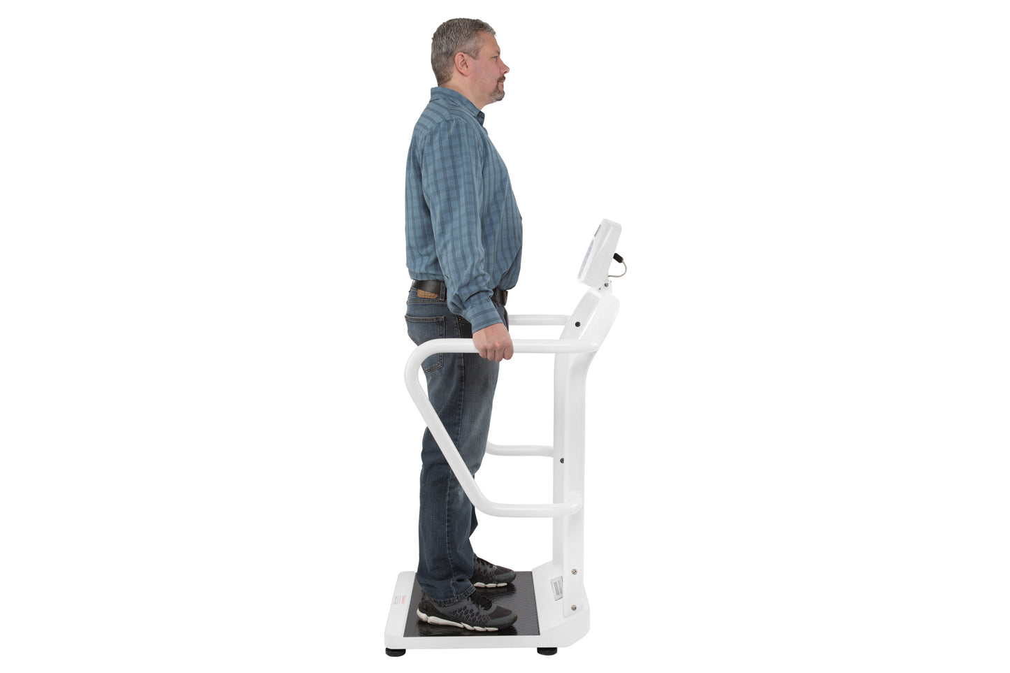 Digital Platform Scale with Extra Wide Handrails - ADA Compliant