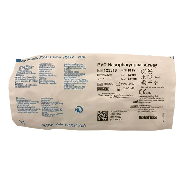 PVC Nasopharyngeal Airway