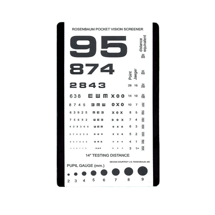 Pocket Eye Chart