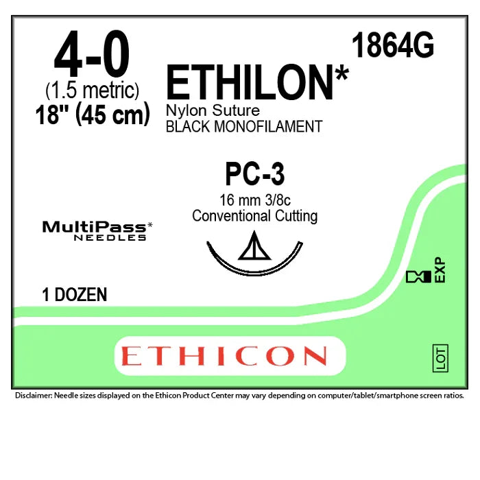 Ethicon ETHILON Precision Cosmetic Suture