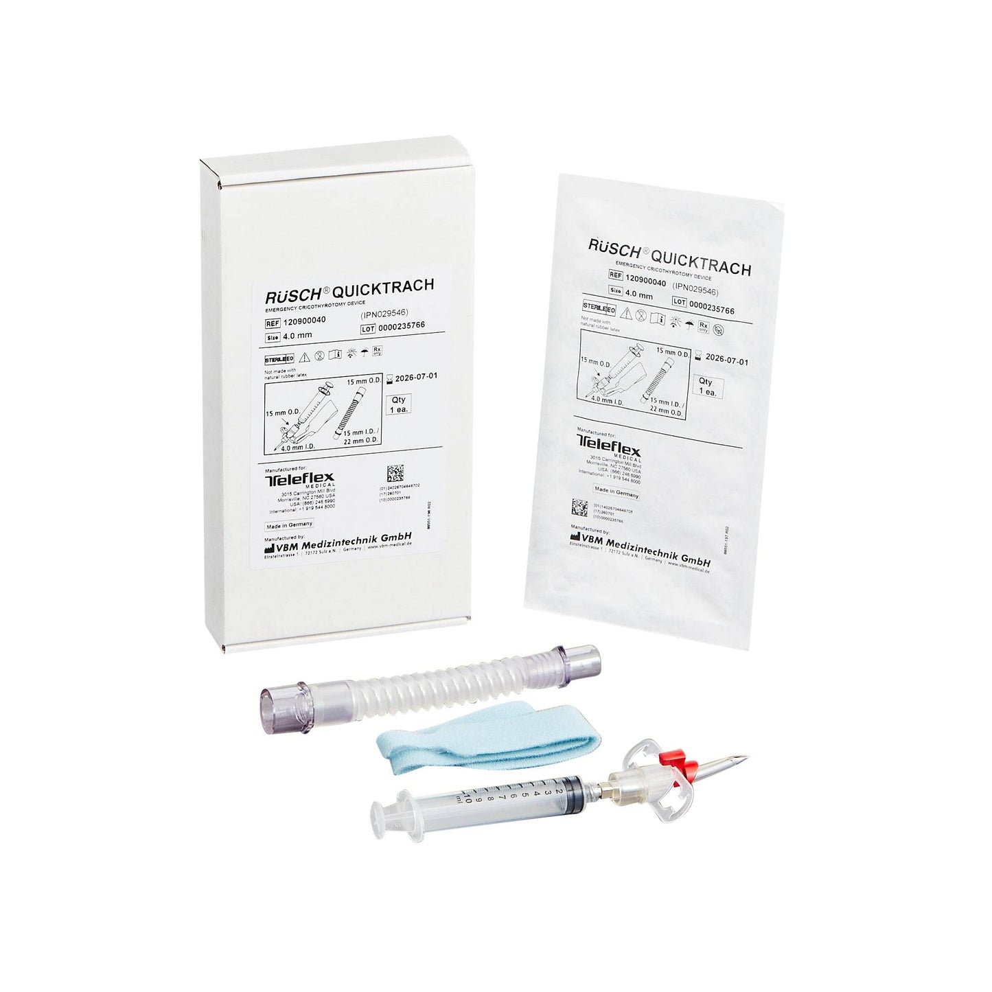 QuickTrach Emergency Cricothyrotomy Kit