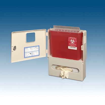 Locking Wall Cabinet for 5 qt Container