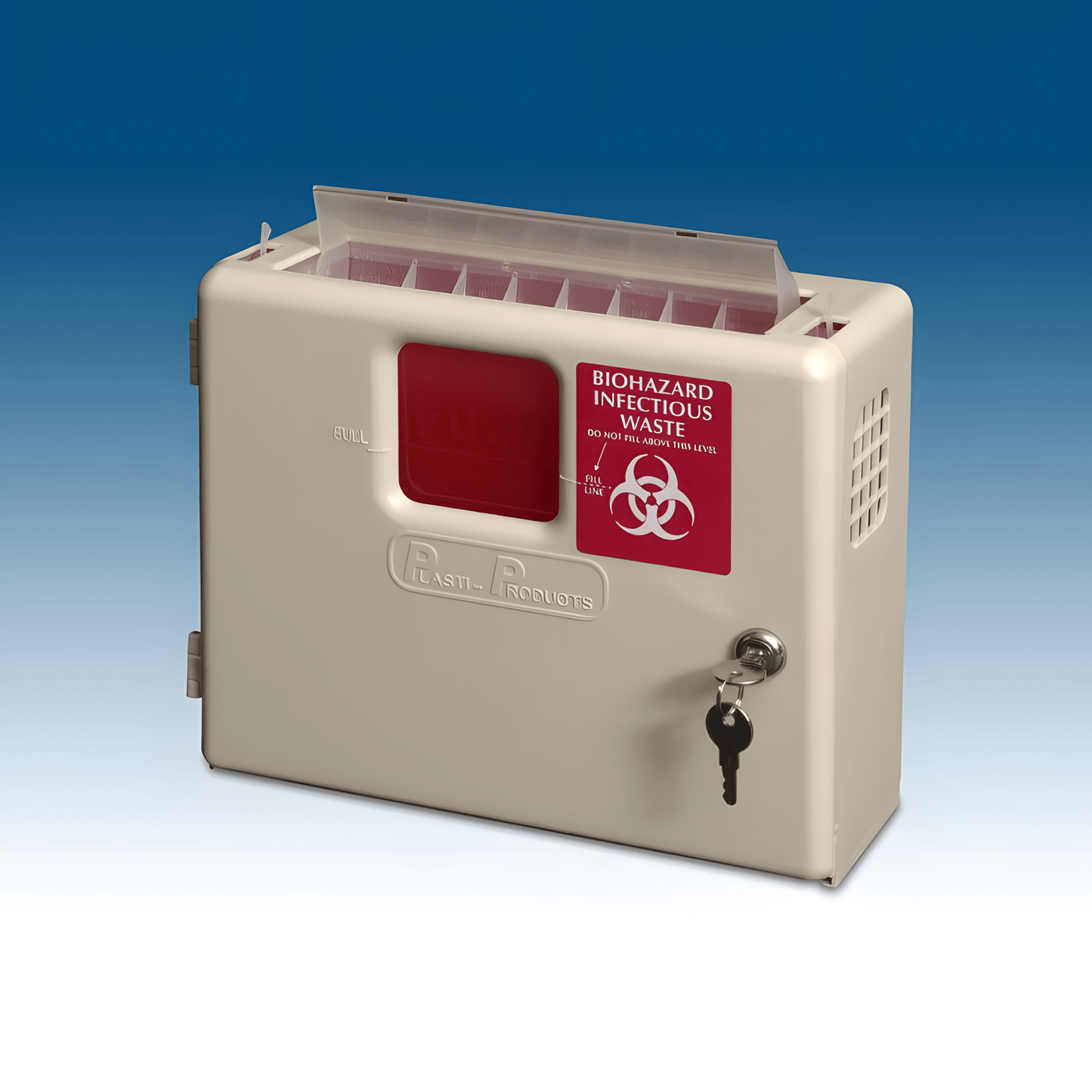 Locking Wall Cabinet for 5 qt Container