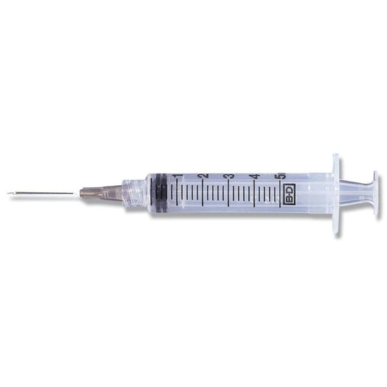 Luer-Lock Tip Syringe with PrecisionGlide Needle