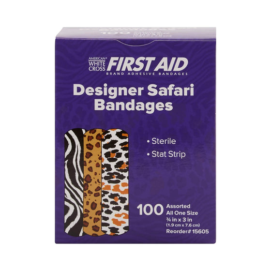 Dukal Safari Adhesive Bandages 3/4" x 3"