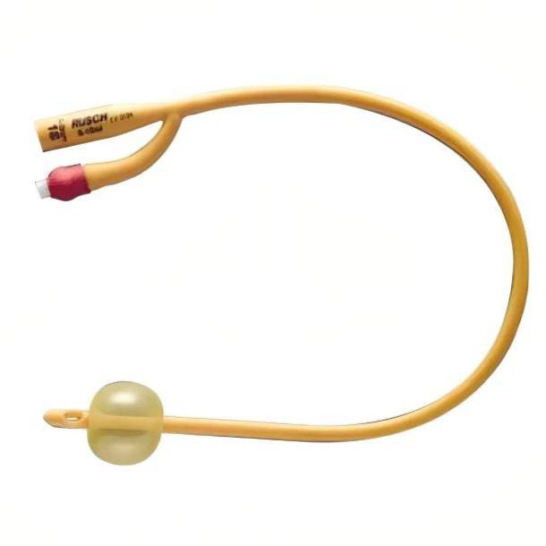 Rusch Gold Siliconized Coated Foley Catheters