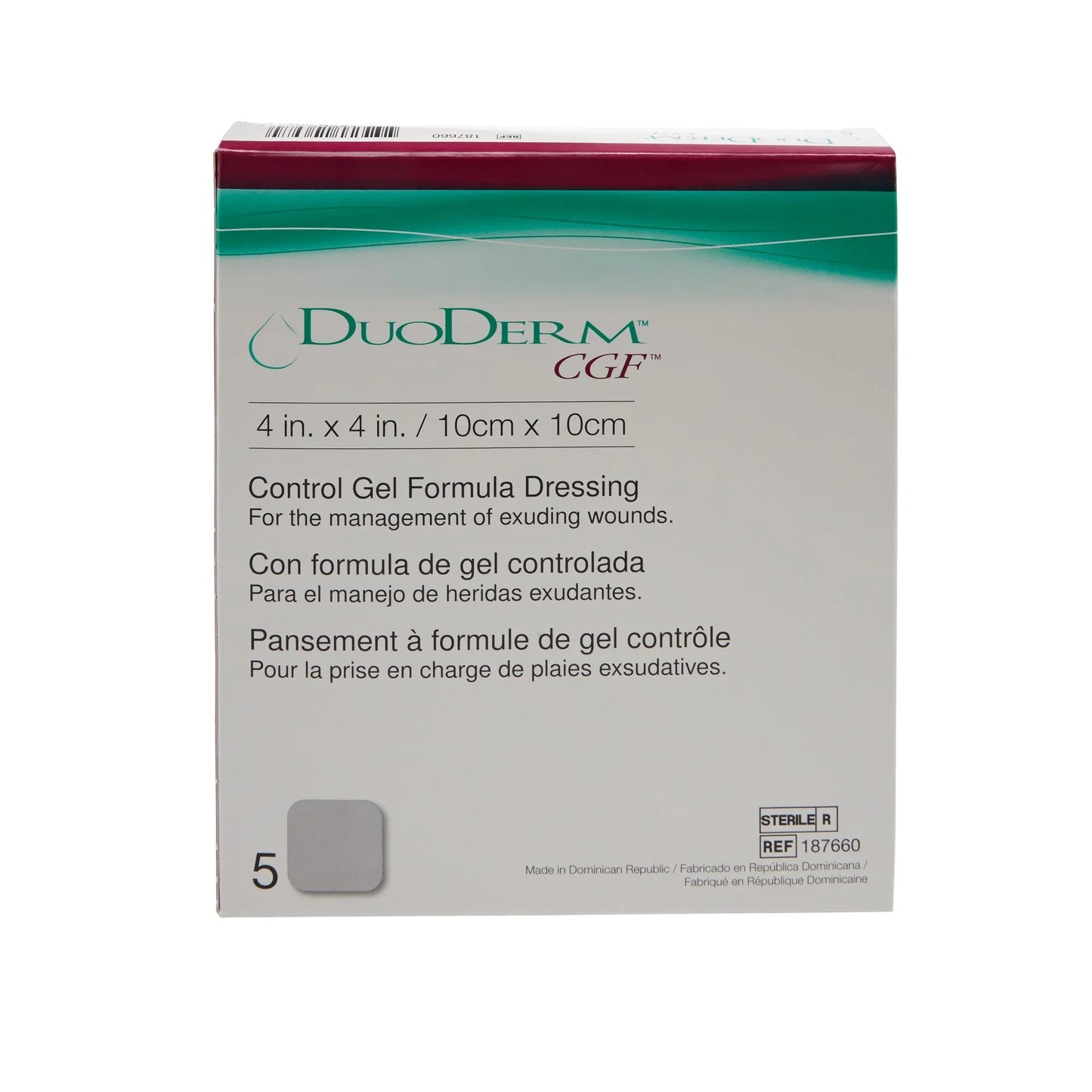 DuoDERM CGF Hydrocolloid Dressing