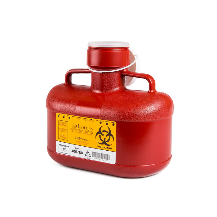 Sharps Container w Locking Cap