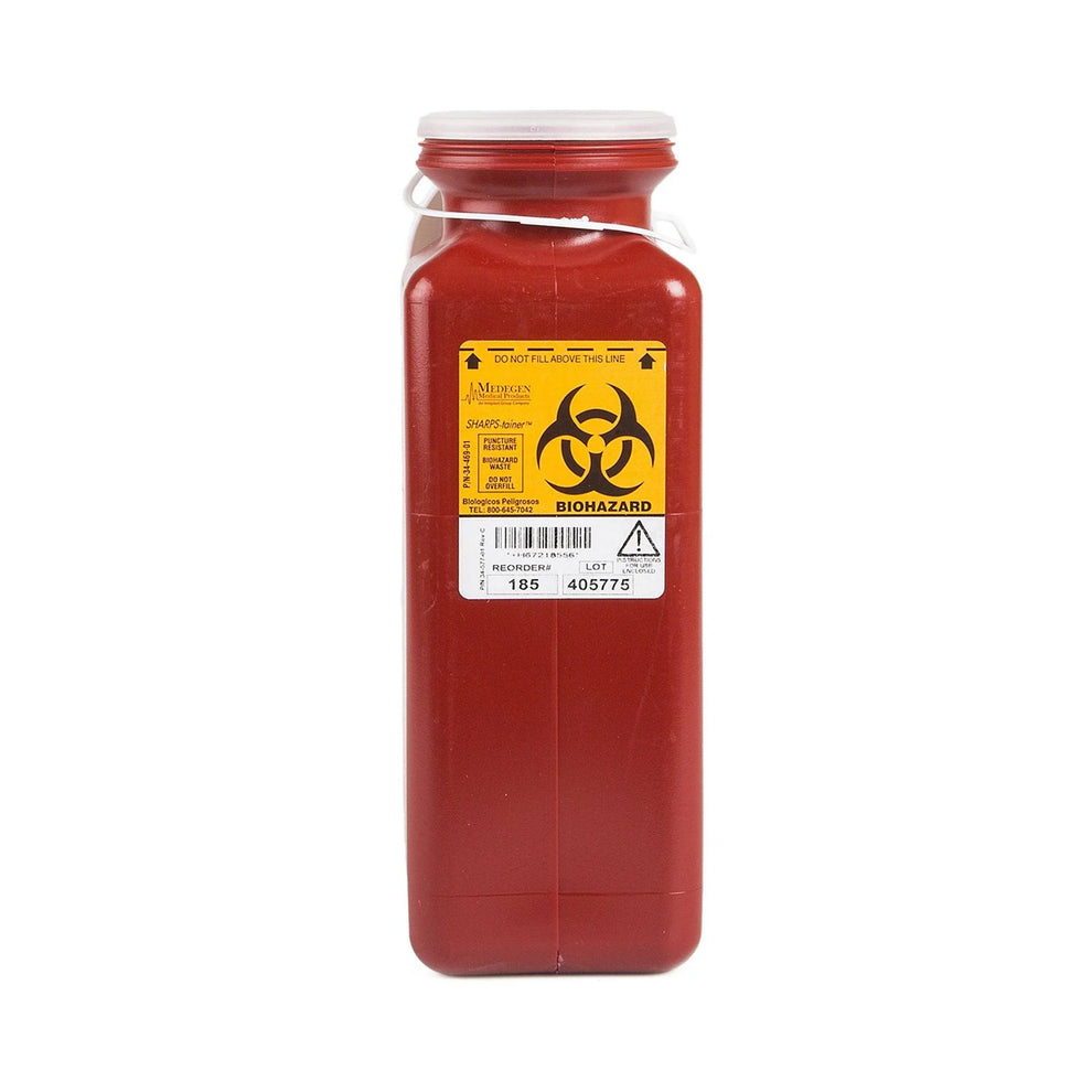 Sharps Container w Locking Cap – MedicalRite