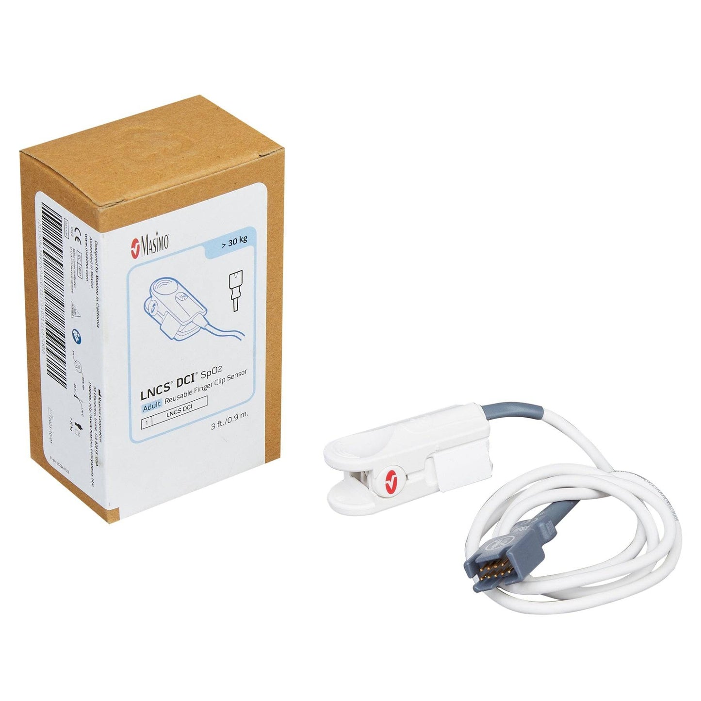 Sensor SpO2 Adult Finger 3' Reusable