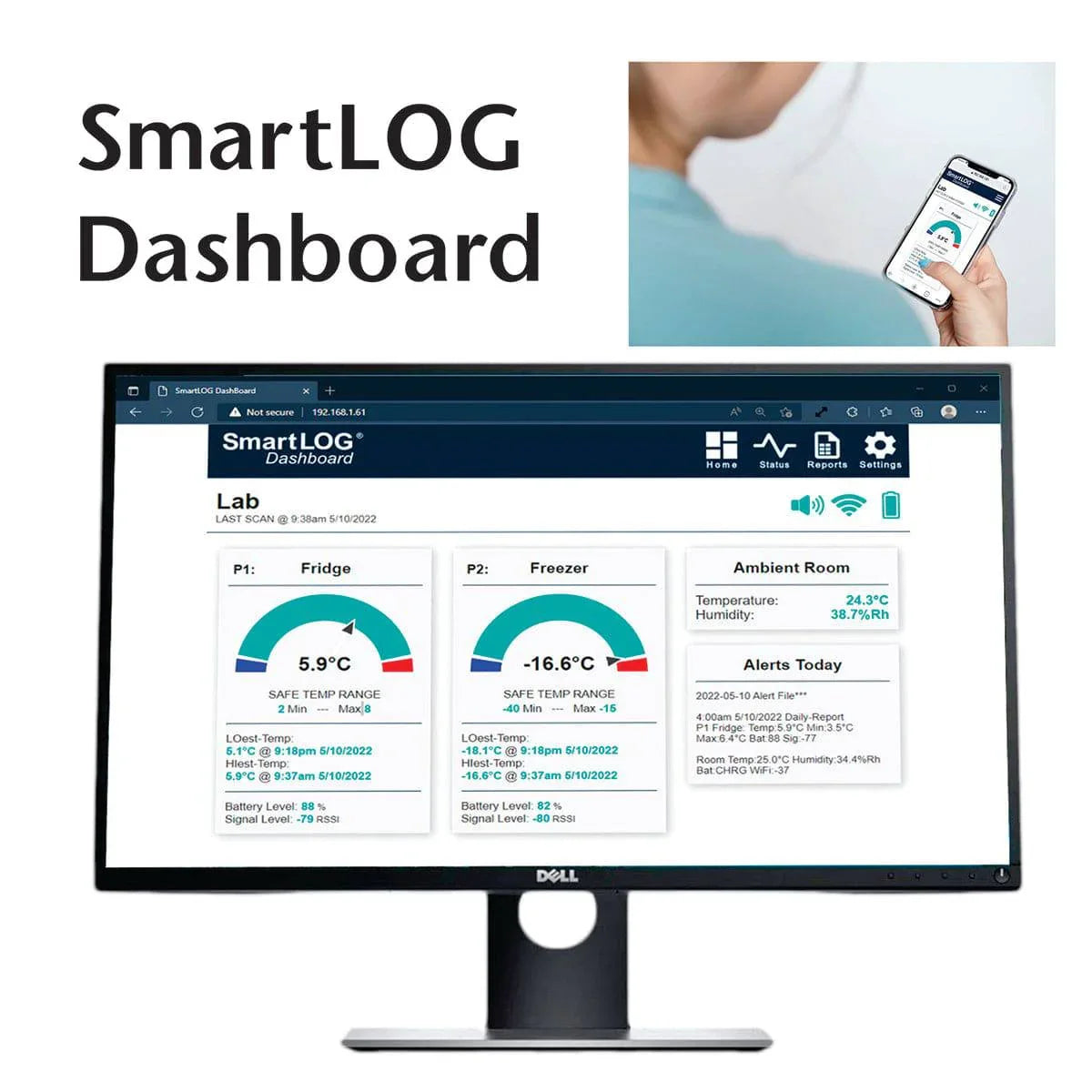 AccuTherm SmartLOG Wireless Vaccine Sensor