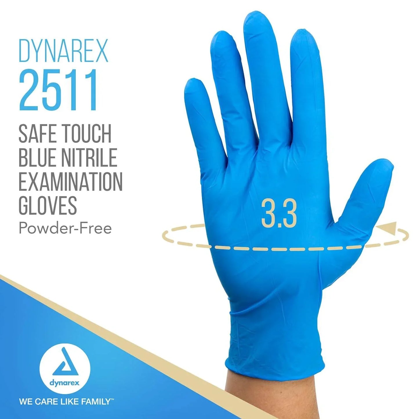 Safe-Touch Nitrile Exam Gloves