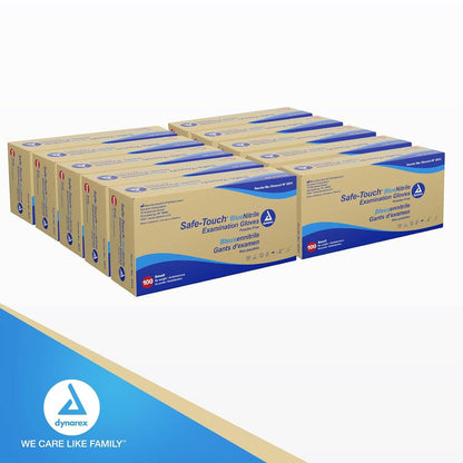 Safe-Touch Nitrile Exam Gloves