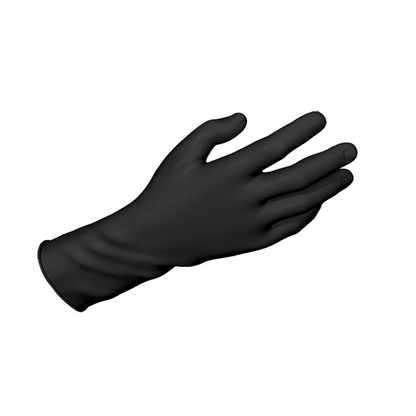 Safe-Touch Black Nitrile Exam Gloves