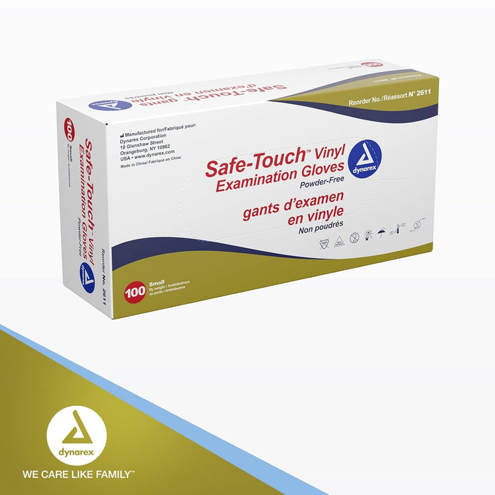 Safe Touch Vinyl Exam Gloves