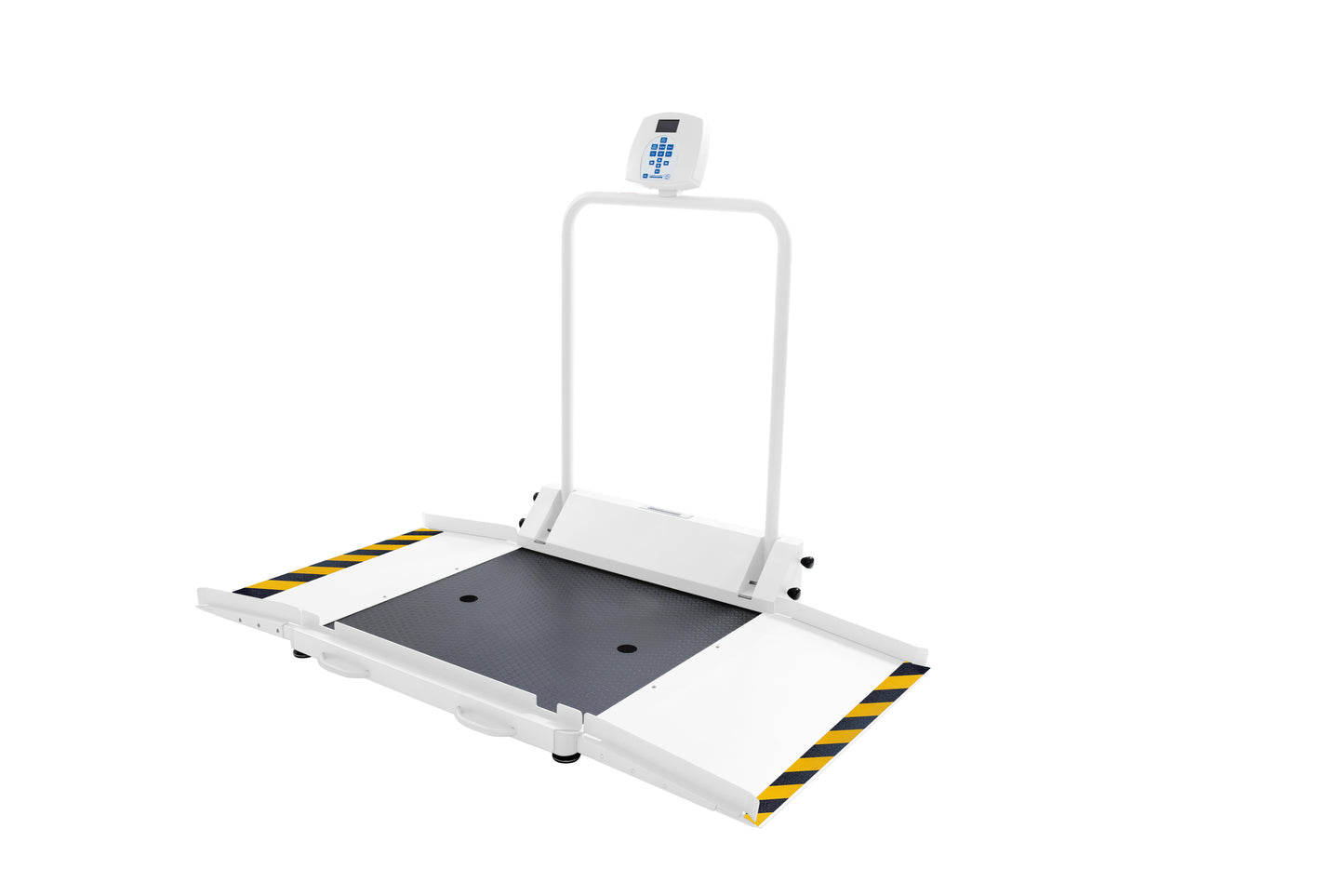 Digital Wheelchair Scale with Extra-Large Platform and Dual Ramps - ADA Compliant