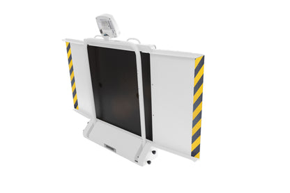 Digital Wheelchair Scale with Extra-Large Platform and Dual Ramps - ADA Compliant