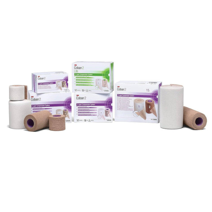 Coban 2 Two-Layer Compression System with Stocking 4" x 2.9 yds