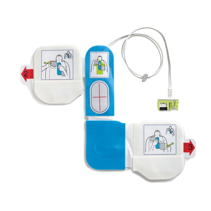 AED Plus Defibrillator with Professional Cover and CPR-D Pads: Real CPR Help, Automatic Shock Delivery