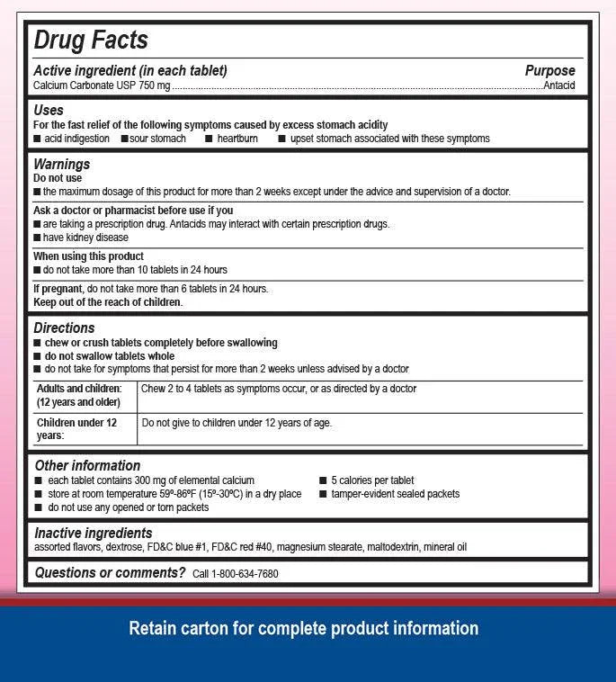 Ban-acid Maximum Strength Antacid Tablets