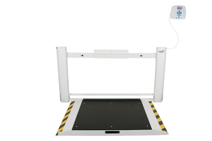 Wall-Mounted Antimicrobial Fold-up Wheelchair Scale