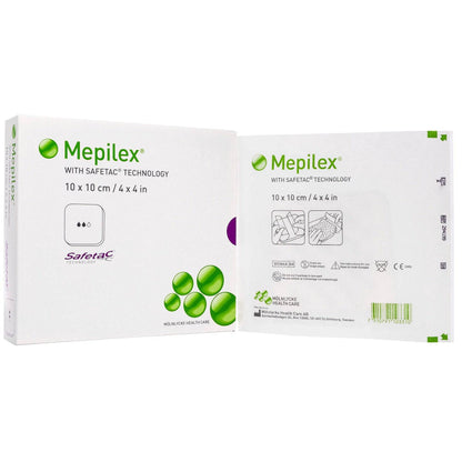 Mepilex 4" x 4" Self-Adherent Foam Dressing