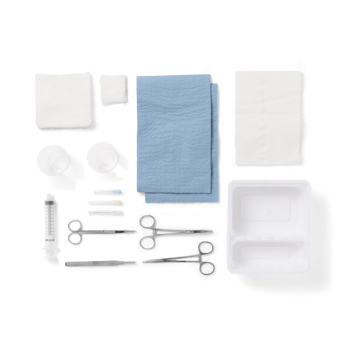 Comfort Loop Laceration Tray Instruments