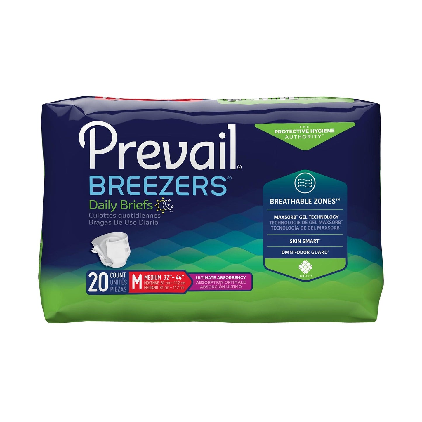 Prevail Breezers Heavy Absorbency Briefs
