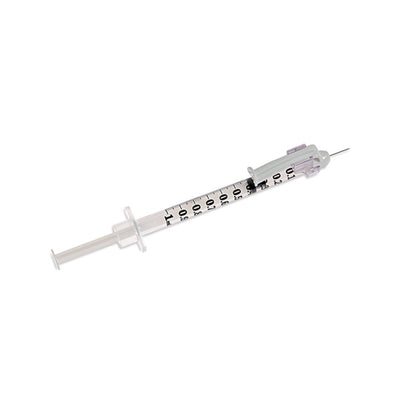 1 ml TB Syringe with SafetyGlide Attached Needle