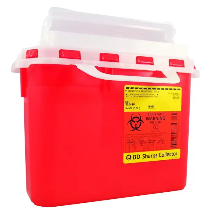 Sharps Container with Horizontal Entry