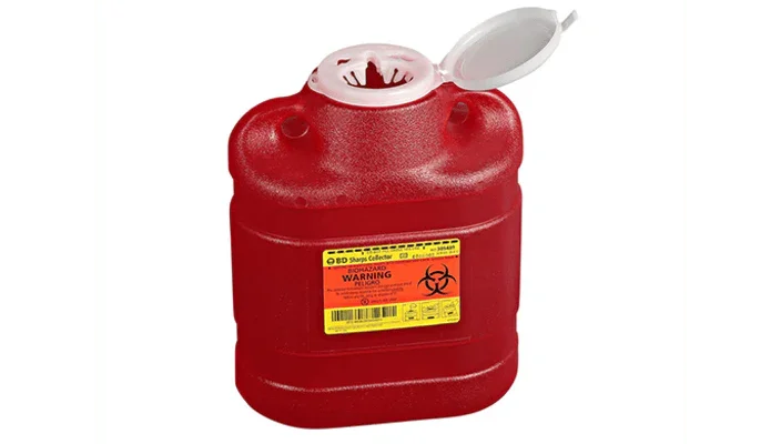 Multiuse One-Piece Sharps Container