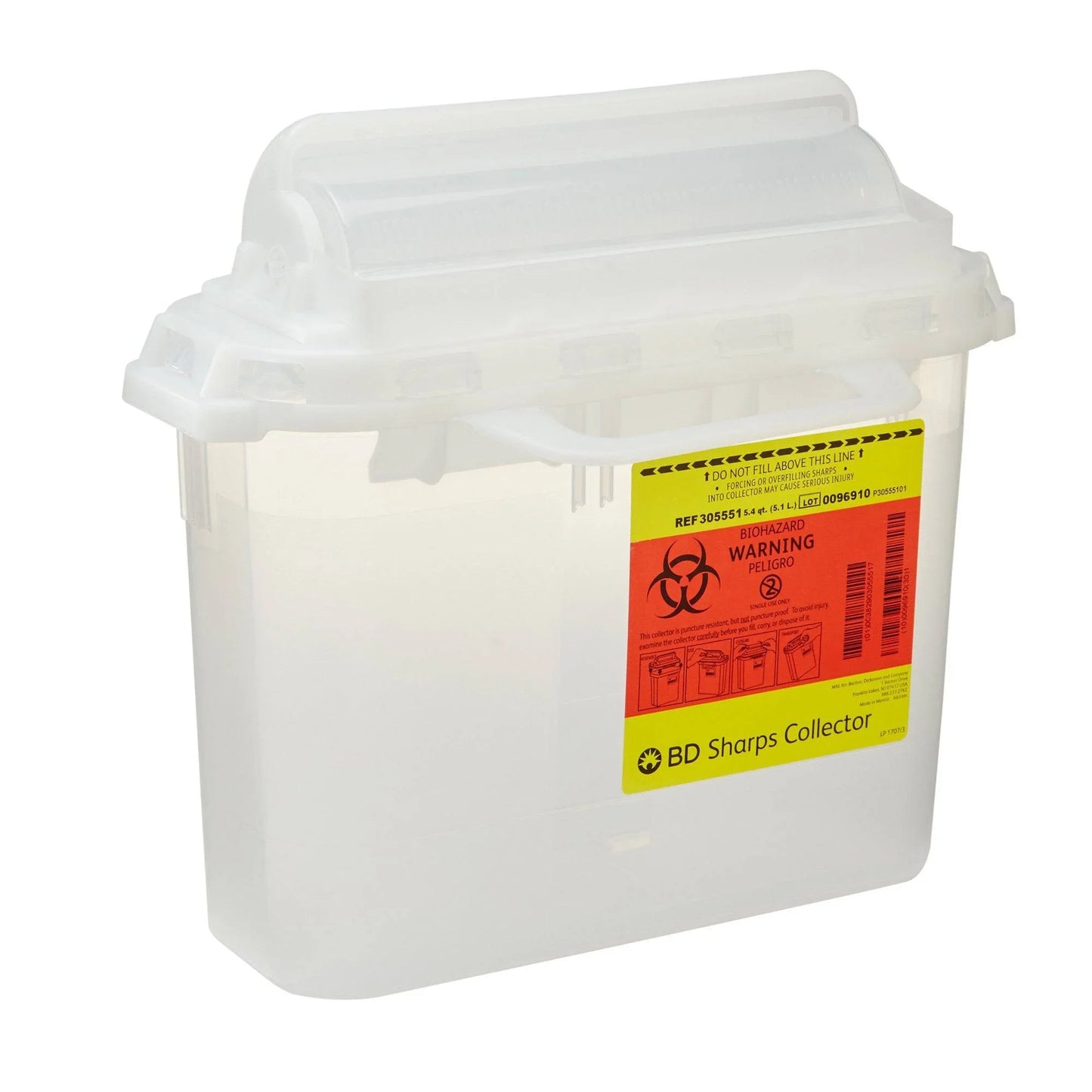 Sharps Container with Horizontal Entry