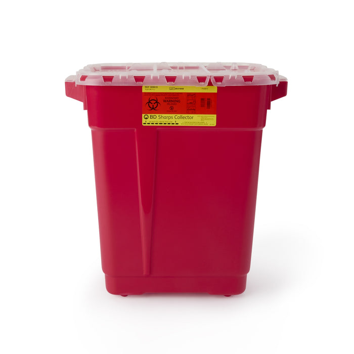 Large Sharps Container with Hinge Top