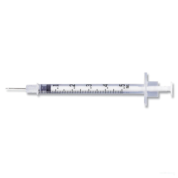 TB Syringe with Attached Needle