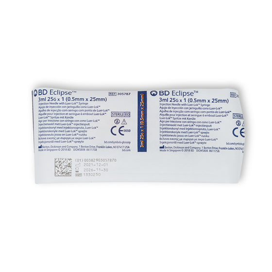 3 mL Syringe with Eclipse Safety Needle