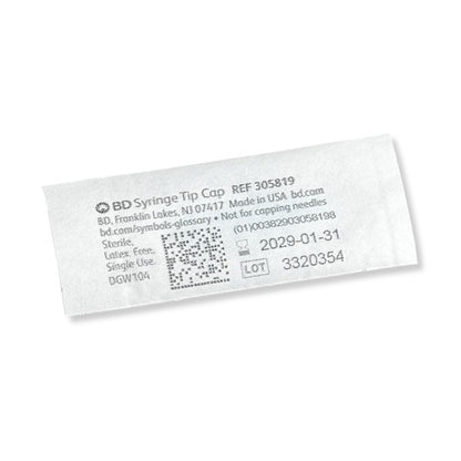 Sterile Syringe Tip Caps