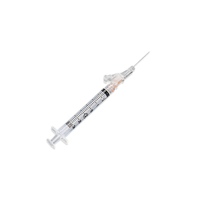 Syringe with SafetyGlide Safety Needle