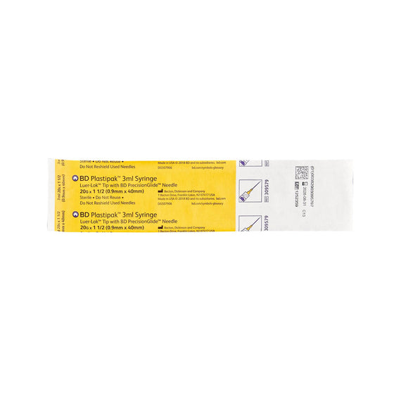 3 mL Syringe with Attached PrecisionGlide Needle