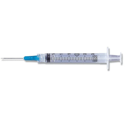3 mL Syringe with Attached PrecisionGlide Needle