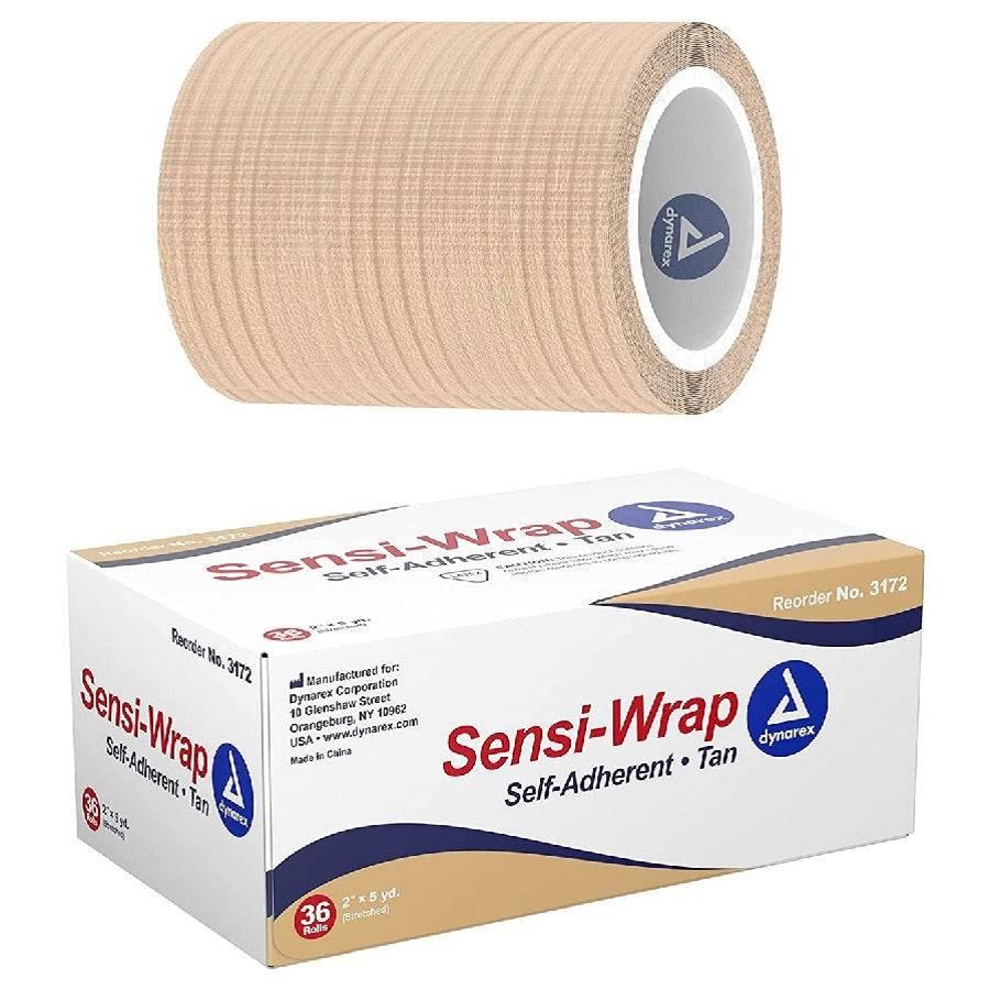 Sensi-Wrap Self-Adherent Bandage Rolls - Contains Latex