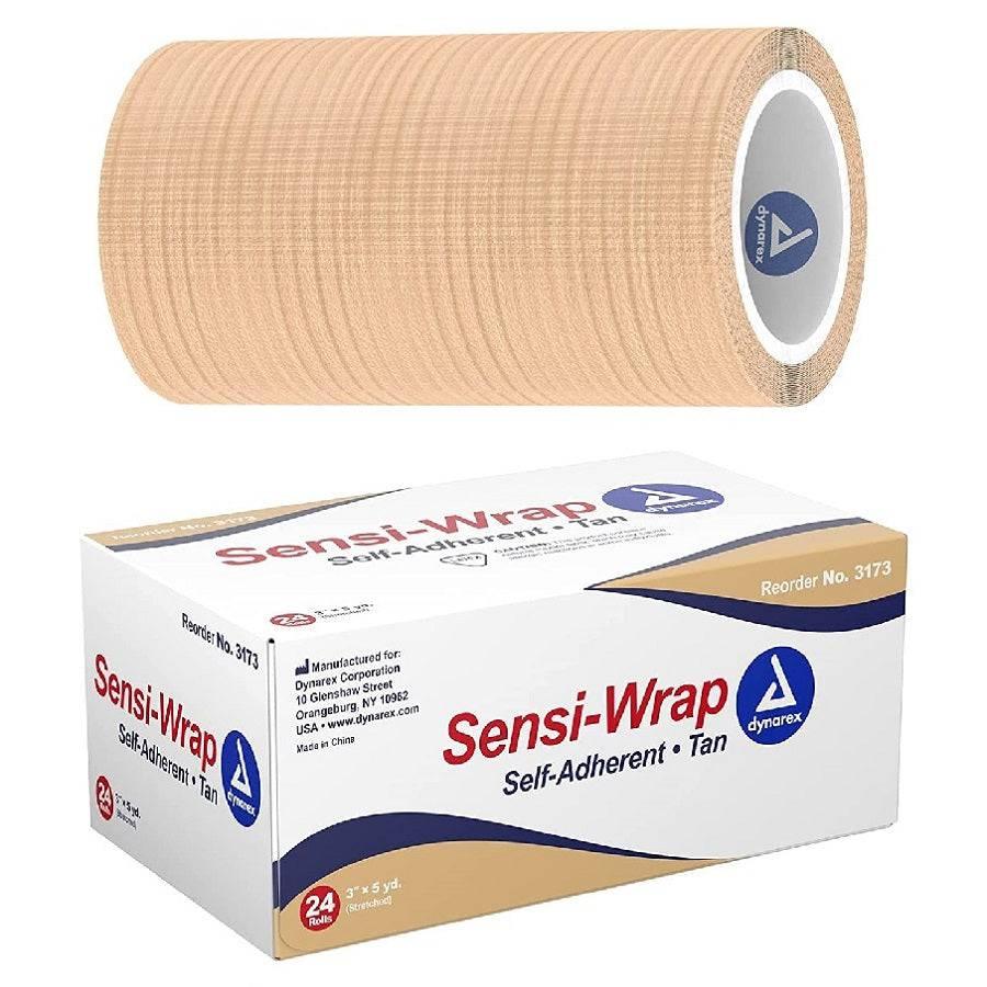 Sensi-Wrap Self-Adherent Bandage Rolls - Contains Latex