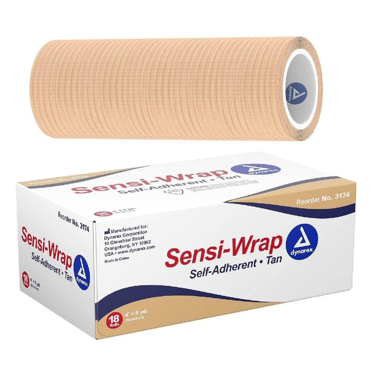 Sensi-Wrap Self-Adherent Bandage Rolls - Contains Latex
