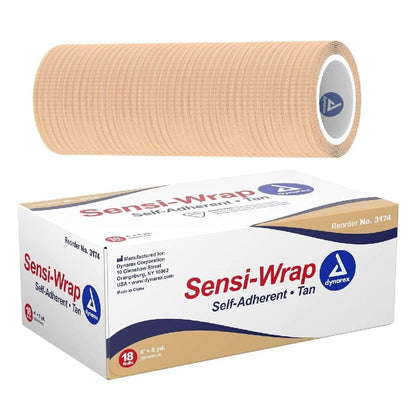 Sensi-Wrap Self-Adherent Bandage Rolls - Contains Latex