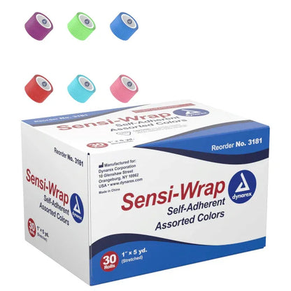 Sensi-Wrap Self-Adherent Bandage Rolls - Contains Latex