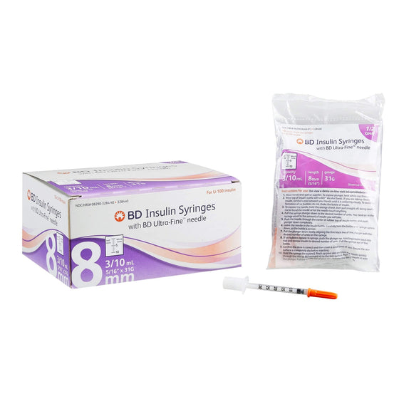Insulin Syringes with Ultra-Fine Needle