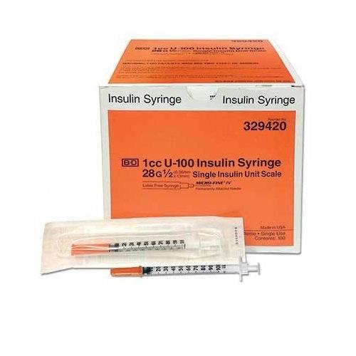 Insulin Syringe with Micro-Fine Needle