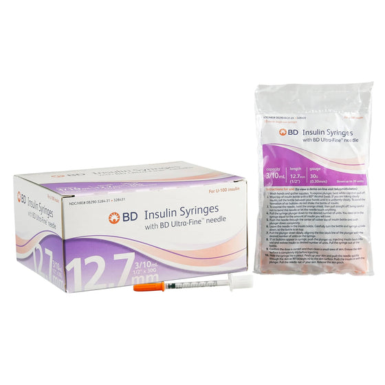 Insulin Syringes with Ultra-Fine Needle