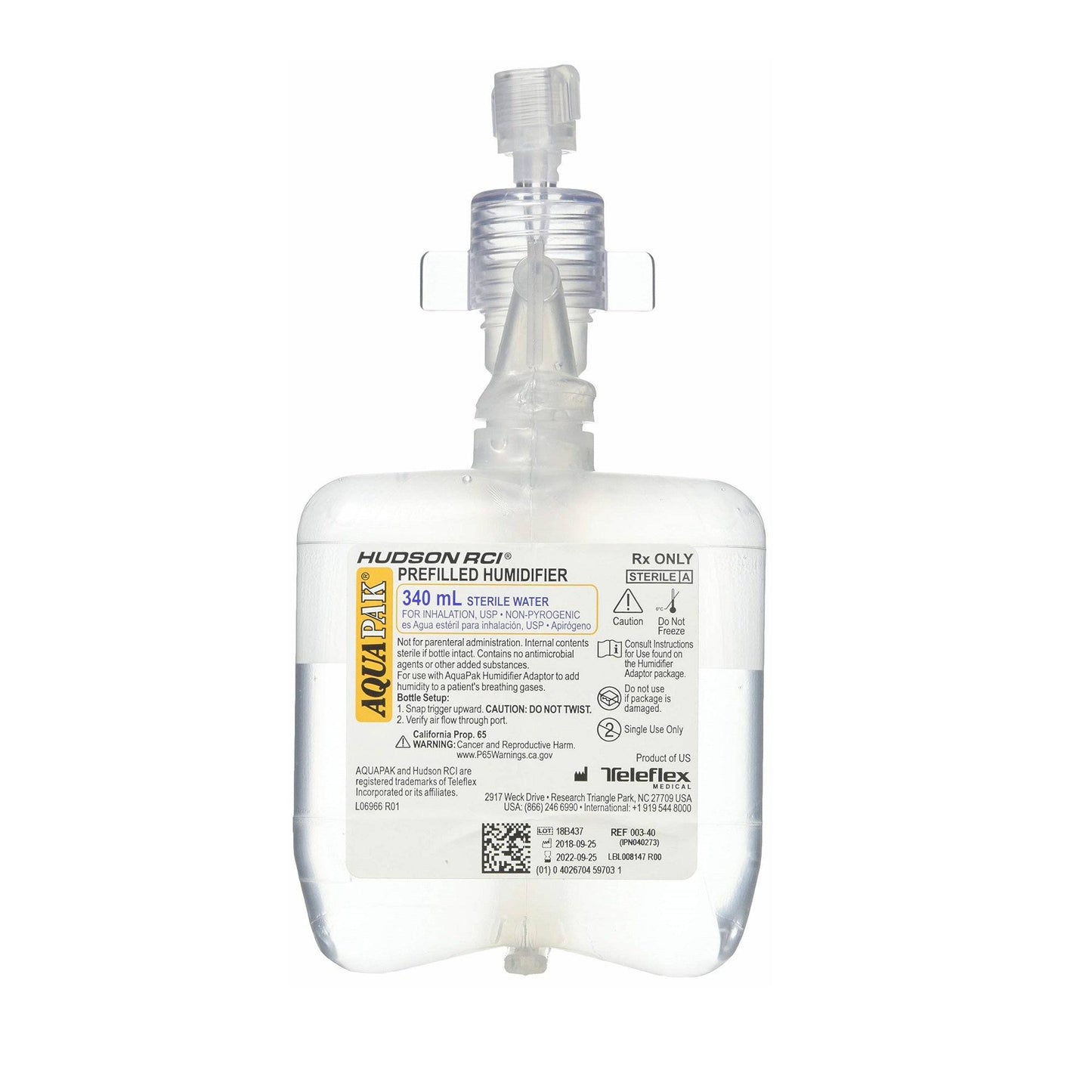 Aquapak Pre Filled Humidifier