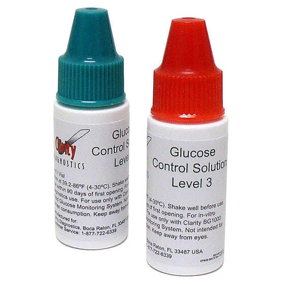 Clarity BG1000 Glucose Controls Set