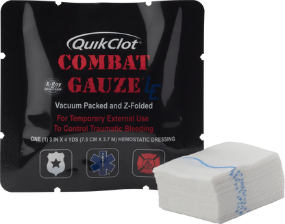 QuikClot Hemorrhage Control Training Kit with Combat Gauze LE